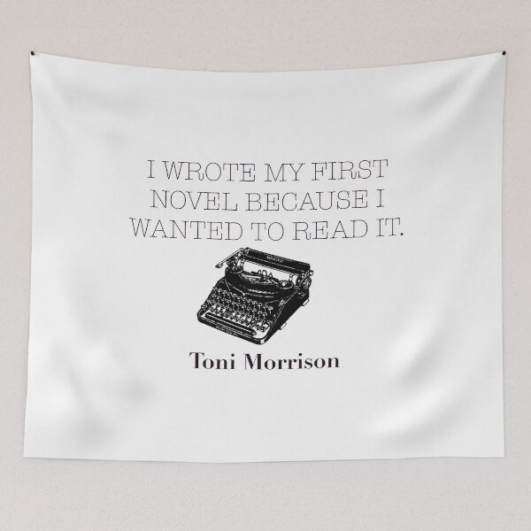 Item preview, Toni Morrison Quote w. Typewriter designed and sold by Sadeshots.