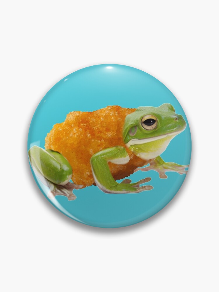 chicken nugget frog the second Sticker for Sale by Finchlette