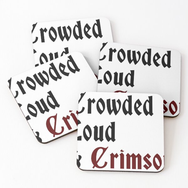 Item preview, Parquet Courts "Crowded Loud & Crimson" gothic design designed and sold by gogrizz66.