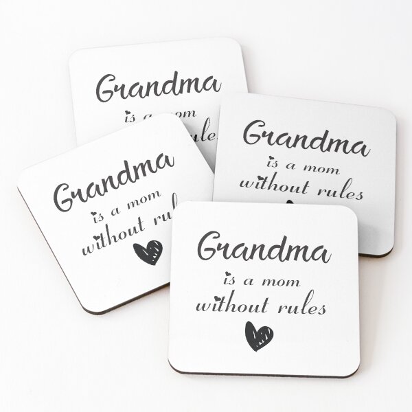 Item preview, Grandma Is Mom Without Rules  Mother's Day Grandmother Family Love funny For Mom designed and sold by donvector.