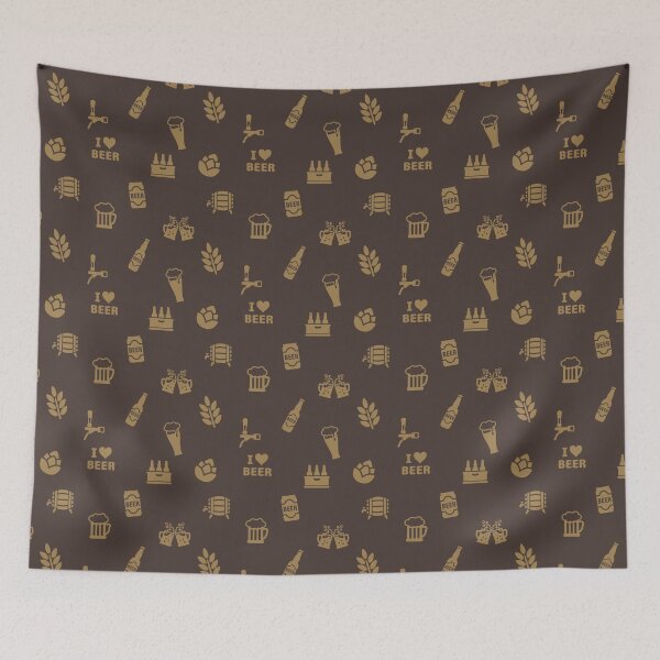 Item preview, Brown and Camel Beer Pattern designed and sold by Byfab.