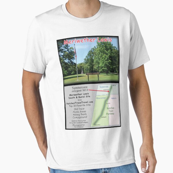 Item preview, Meriwether Lewis Death & Burial Site (summer) on the Natchez Trace Parkway. designed and sold by natcheztrace.