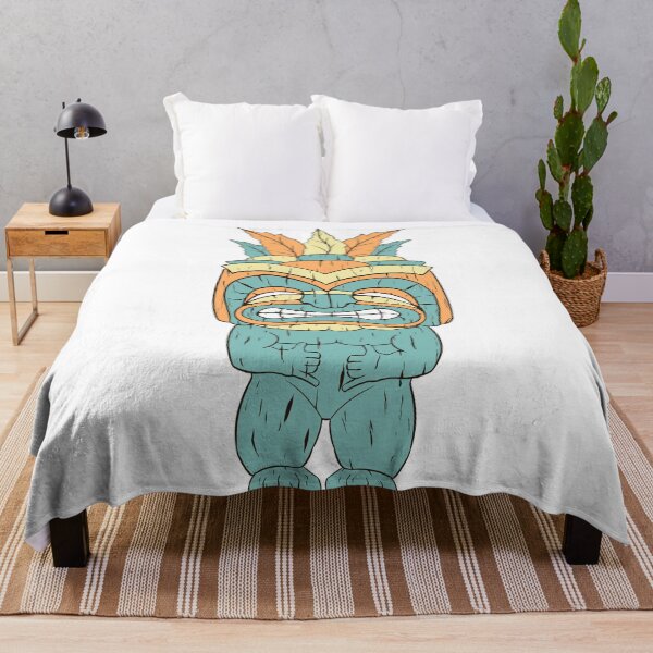 Item preview, Hang Loose, Happy Tiki Teal designed and sold by JerrittoBurrito.
