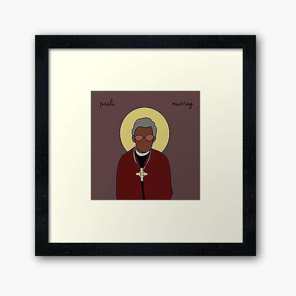 Vista previa del artículo con la obra «Saint Pauli Murray», diseñado y vendido por KMumey Designs.