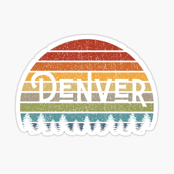 Denver Colorado Pride Mile High State Design Sticker