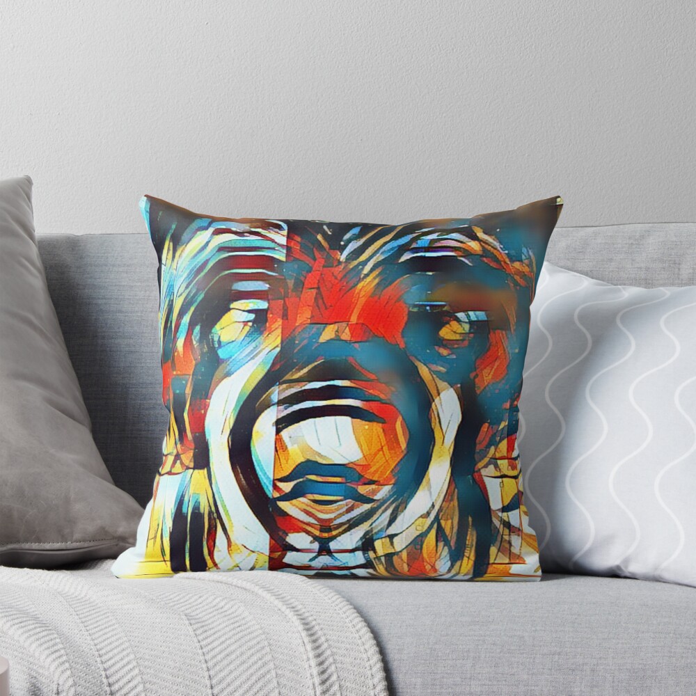 Item preview, Throw Pillow designed and sold by roundtrt.