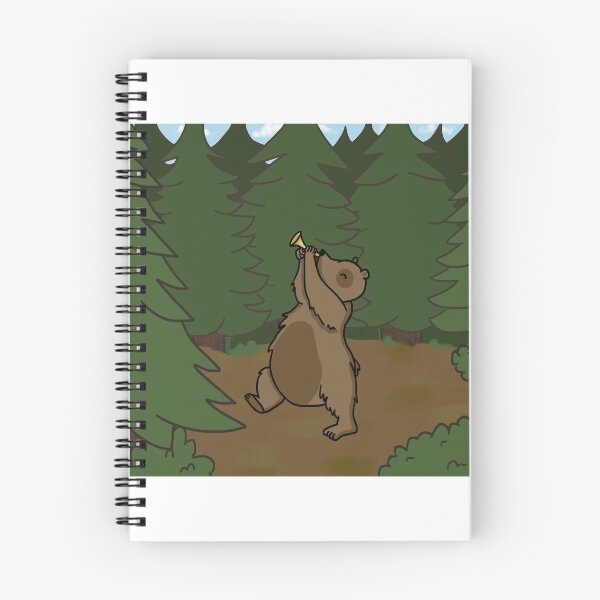 Item preview, bear playing the trumpet designed and sold by AveryLStickers.