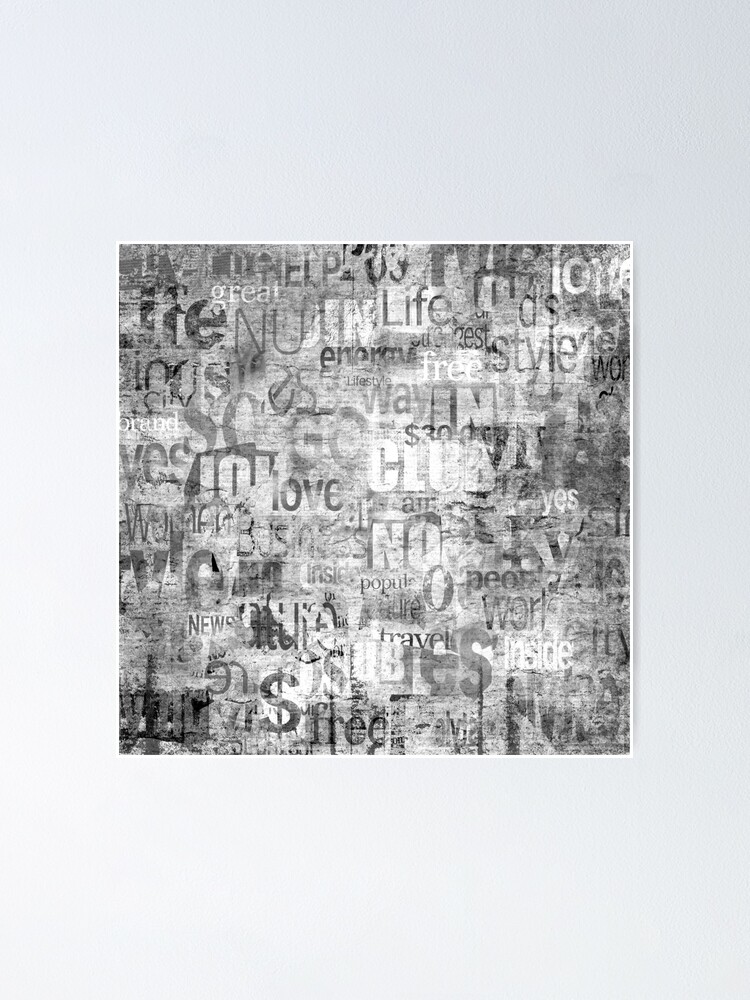 Grunge Newsprint Digital Paper Texture Backgrounds