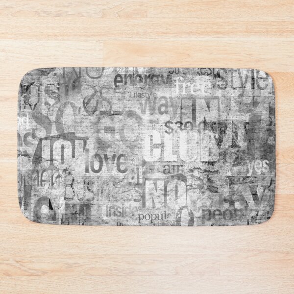 Item preview, Old vintage newspaper paper grey grunge with letters, words texture background designed and sold by olgersart.