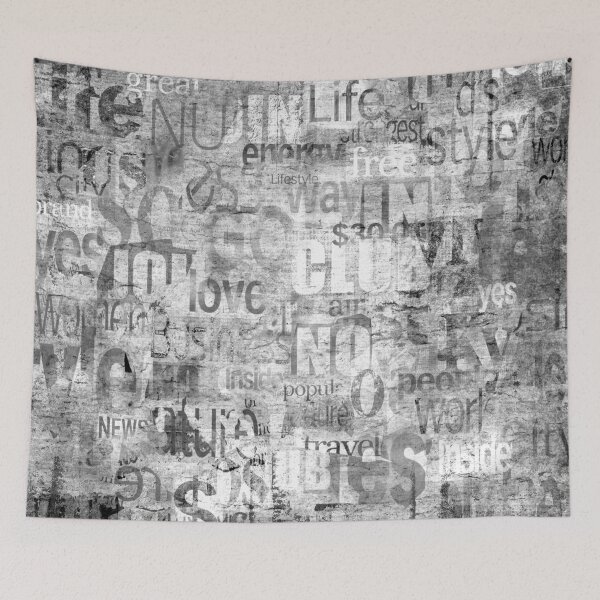 Item preview, Old vintage newspaper paper grey grunge with letters, words texture background designed and sold by olgersart.