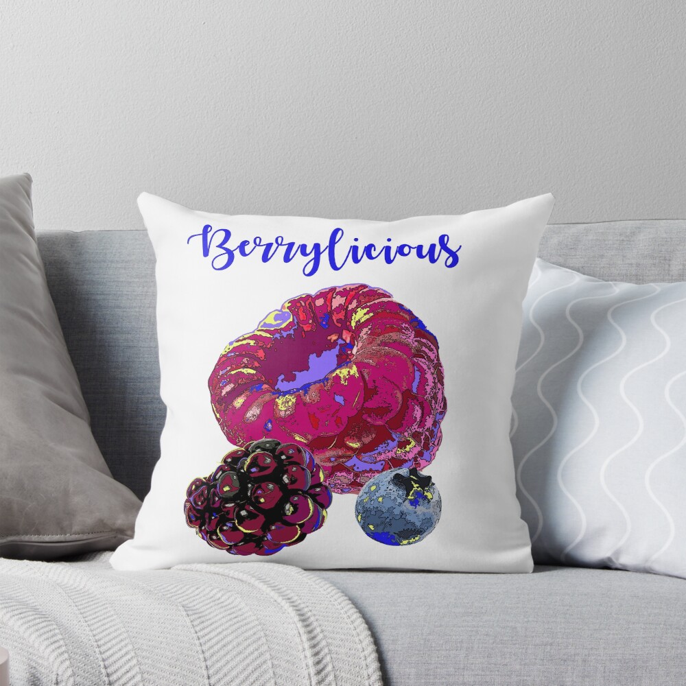 Item preview, Throw Pillow designed and sold by Inkdbymaya.