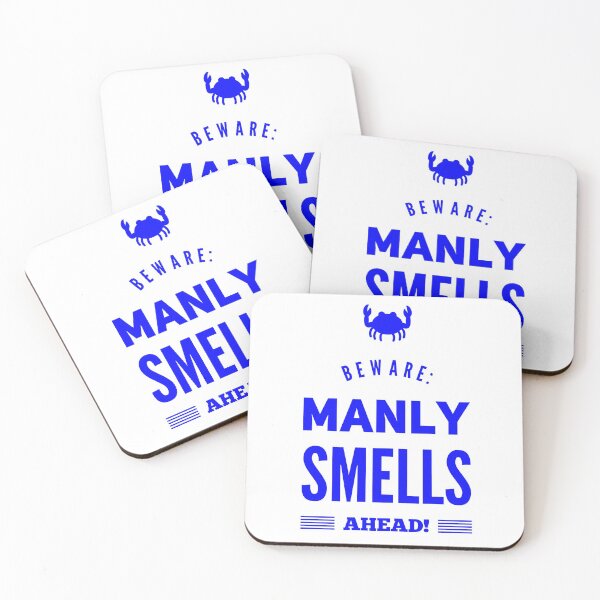 Item preview, Beware:  Manly Smells Ahead! designed and sold by OfferHeat.