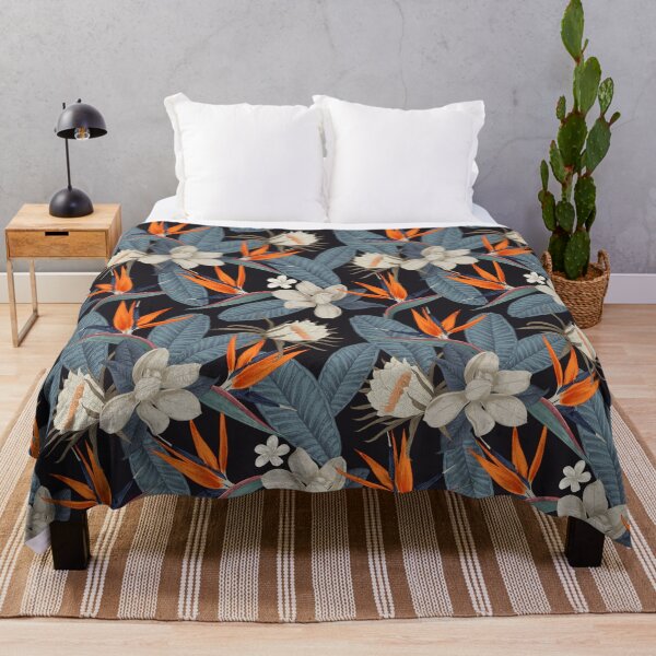 Item preview, Tropical flowers, pattern designed and sold by Olga Melikhova.