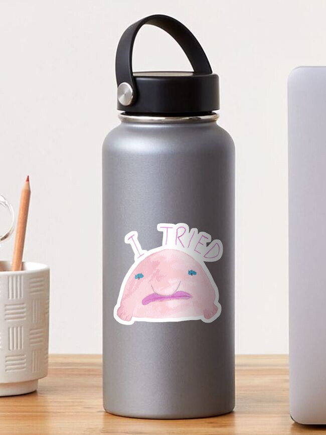 ベリンダ ザ ブロブフィッシュ Belinda The Blobfish Sticker By Misslisako Redbubble