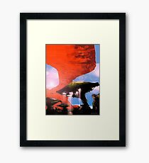 Mushroom World Framed Print