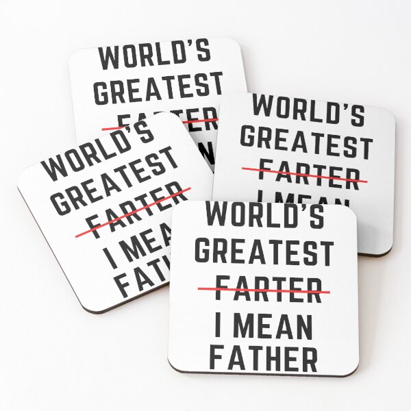 Item preview, World's Greatest Farter I Mean Father, Funny Father's Day T-Shirt designed and sold by Discovery88.