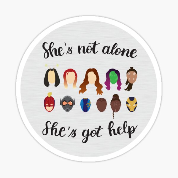 She's got help Sticker