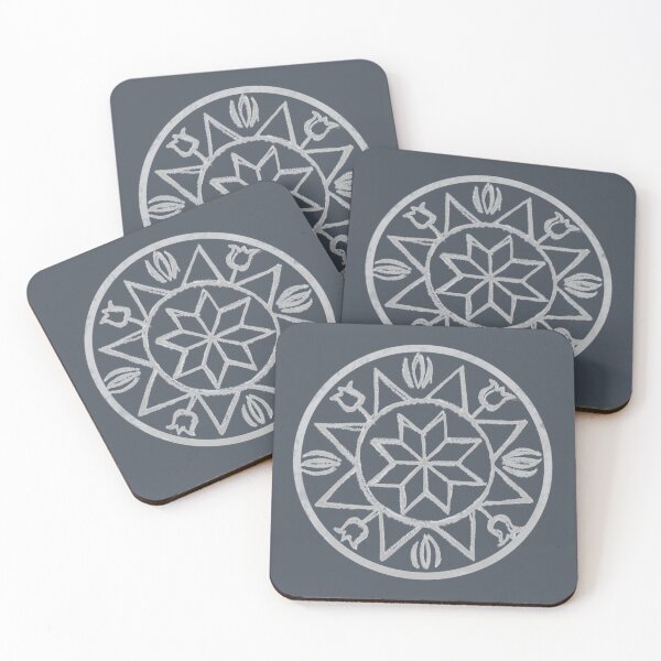Item preview, Eight Pointed Star Hex Sign designed and sold by Blondshell.