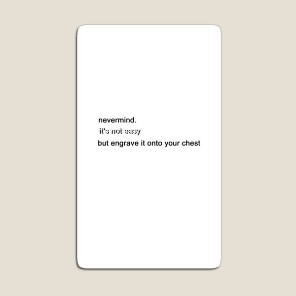 Bts Lyrics Magnets Redbubble