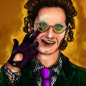 Artwork thumbnail, The Riddler by Melissa McDonald