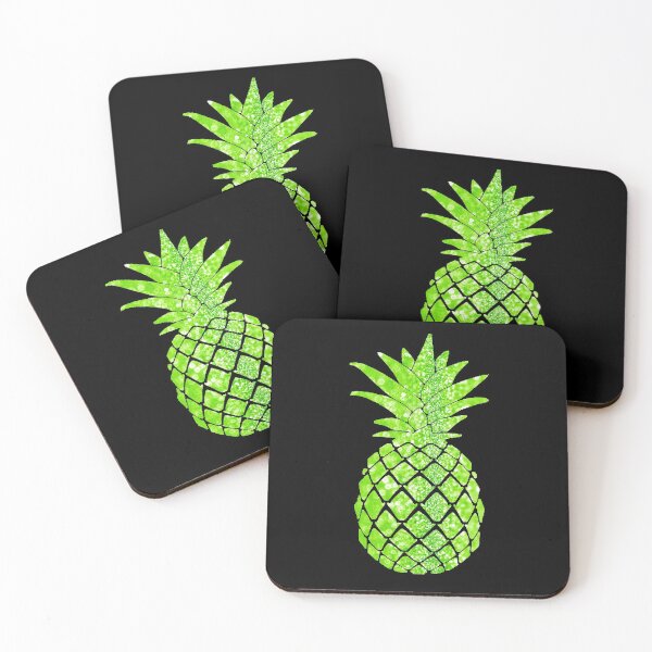 Item preview, Lime Green Pineapple Print designed and sold by mydoodlesateme.