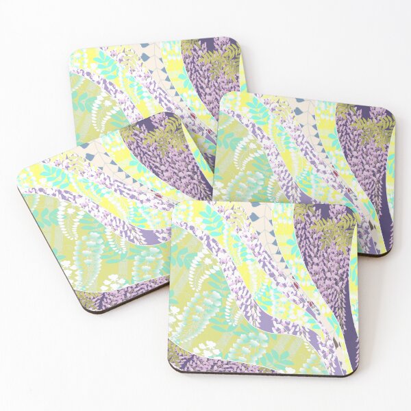 Item preview, Boho Japanese pattern with wisteria designed and sold by Blacklinesw9.