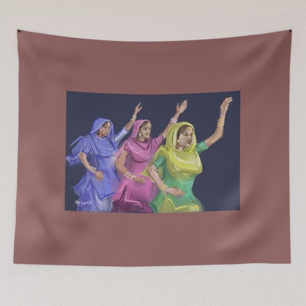 Item preview, Punjabi Girls celebrate  designed and sold by Sukhpal Grewal Ethnic Art.
