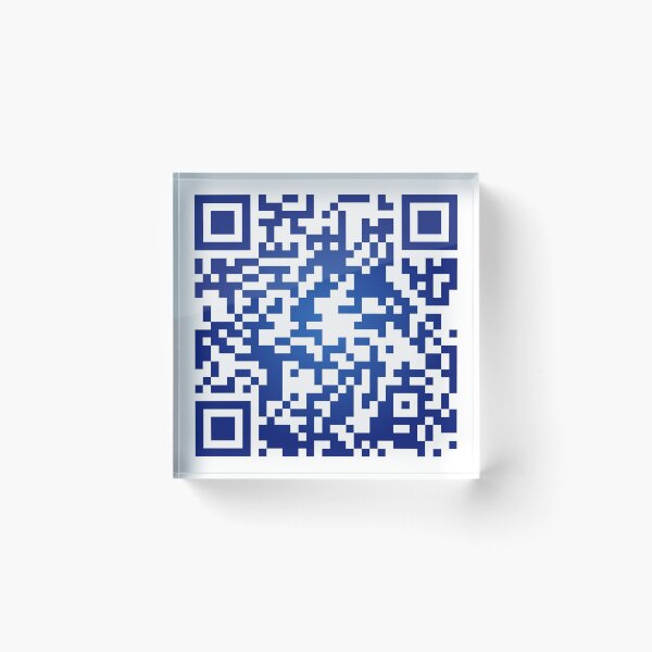 Item preview, I'm Blue - QR Code designed and sold by DWaffleDesigns.