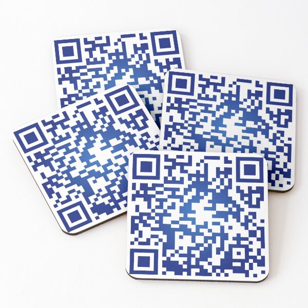 Item preview, I'm Blue - QR Code designed and sold by DWaffleDesigns.
