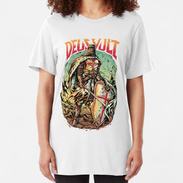 DEUS VULT Knight Slim Fit T-Shirt