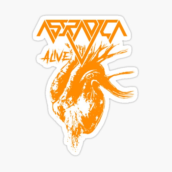 Astradica logo - bleeding heart Sticker