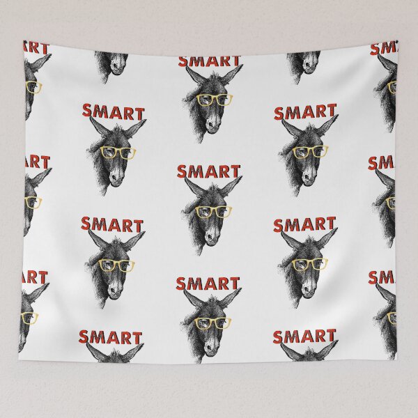 Item preview, Smartass Donkey, Funny Donkey, Sarcastic Gifts designed and sold by sunshine64.