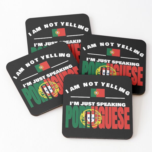 Item preview, I'm Not Yelling I'm Portuguese Flag T Shirt Merch designed and sold by PRINTS2HOT.