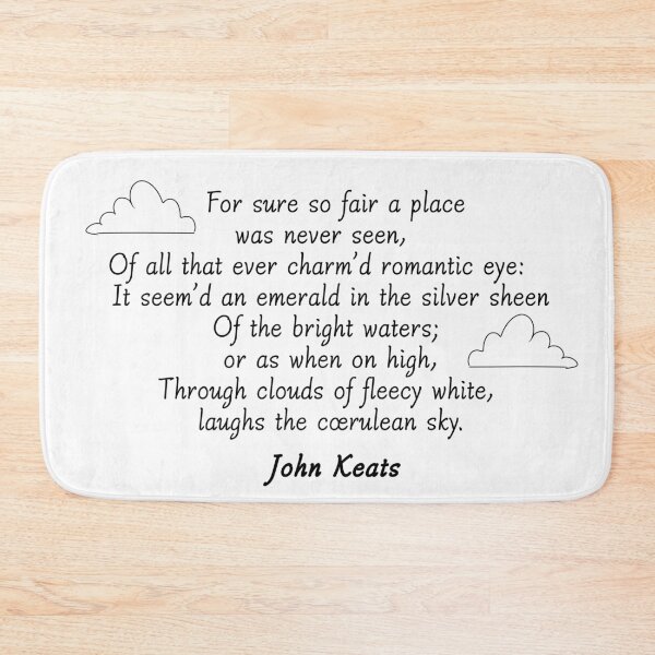 Item preview, John Keats from Imitation of Spenser  designed and sold by Krystal  Thomas.