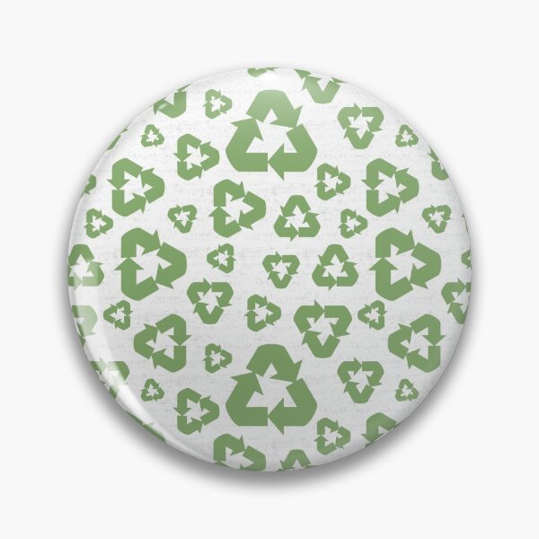 Peace. Love. Recycle. | Recycle Symbol Pin