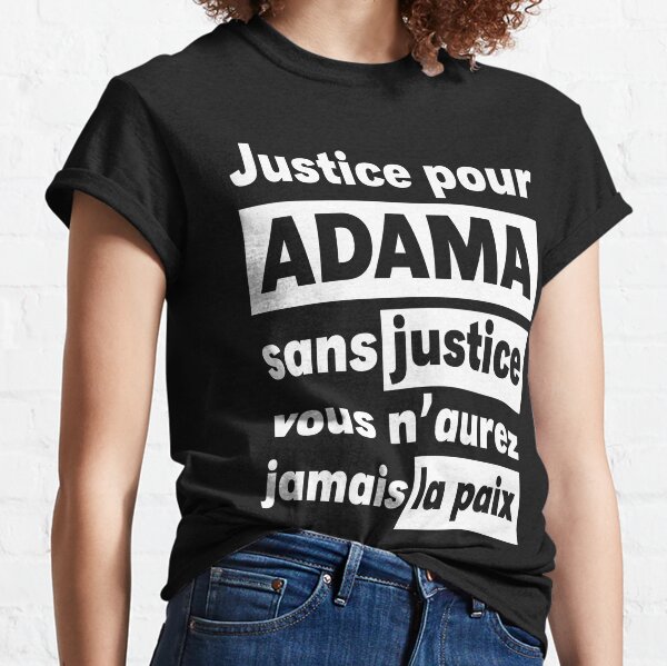 Justice Pour Adama Classic T-Shirt