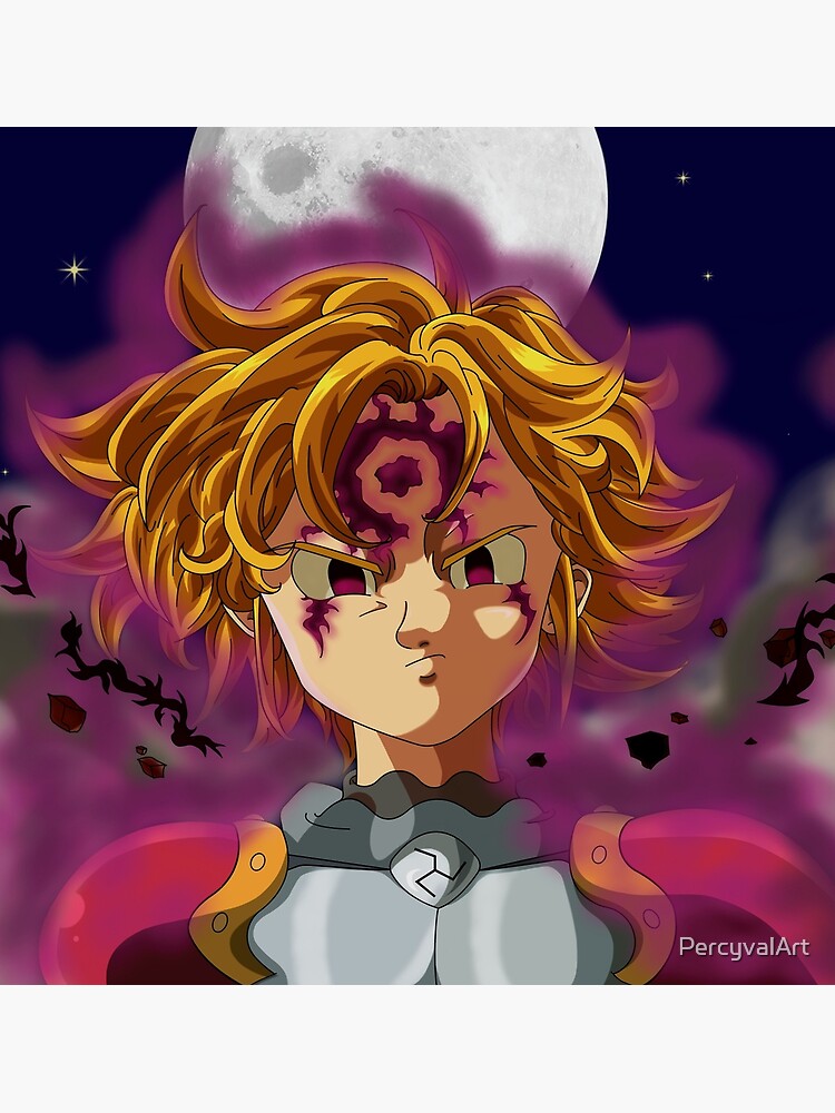 Meliodas Art The Seven Deadly Sins Resolution, Anime, , and Background,  Meliodas Demon King Anime, HD phone wallpaper