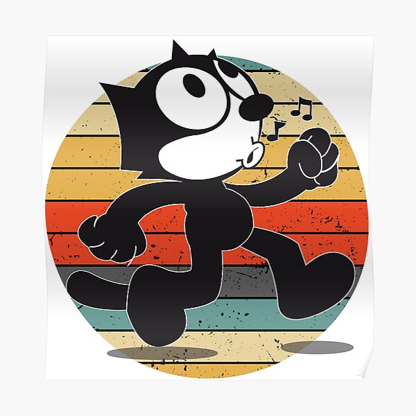 Felix The Cat Keep Walking Vintage Posters | Redbubble