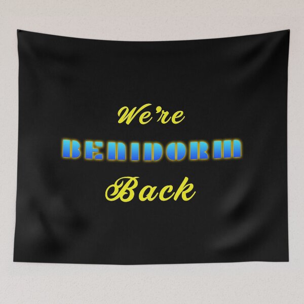 Item preview, Benidorm logo for after lockdown corona virus designed and sold by trickydee.