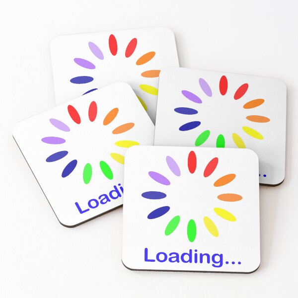Item preview, Rainbow Wheel with a statement of "Loading." designed and sold by dstarj.