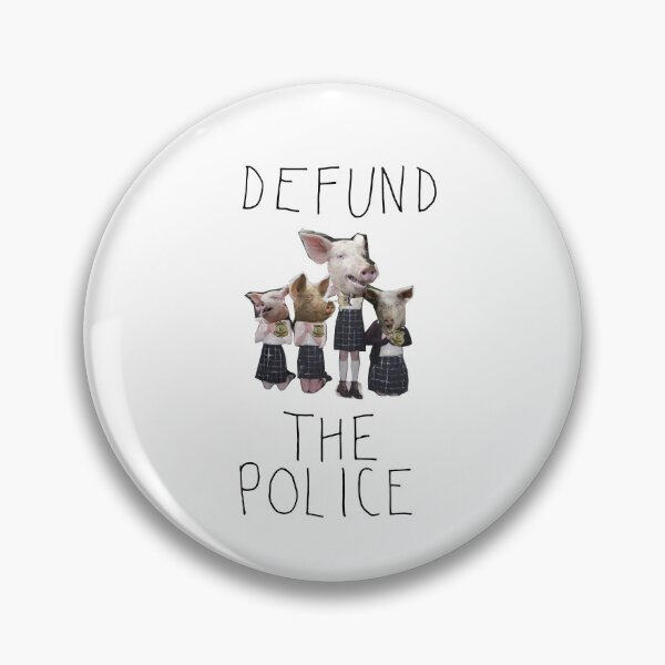 Item preview, defund the police lady bird pig poster designed and sold by sydneyhainy.