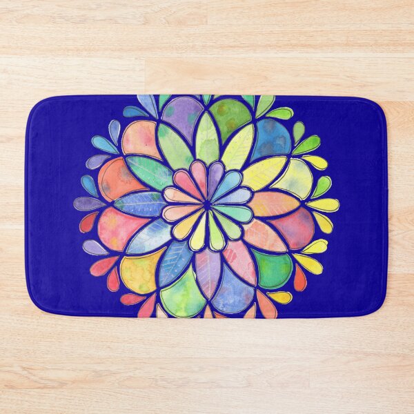 Artikelvorschau, Aquarell-Blumen-Mandala entworfen und verkauft von Shine Design Blossom.