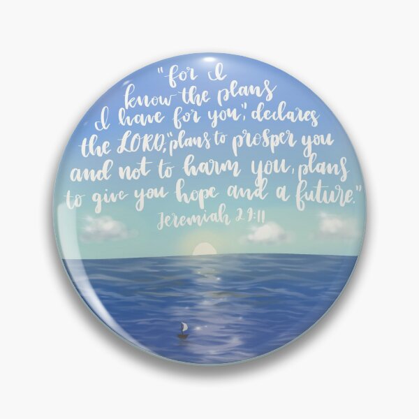 Item preview, Jeremiah 29:11 Ocean Sunset designed and sold by Basil Lime.