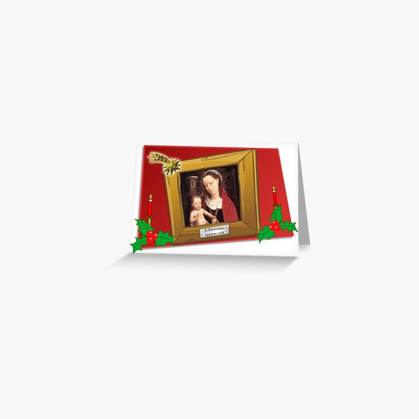 Christus natus est Greeting Card