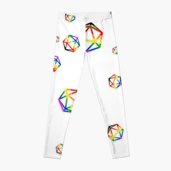 rainbow dice Leggings