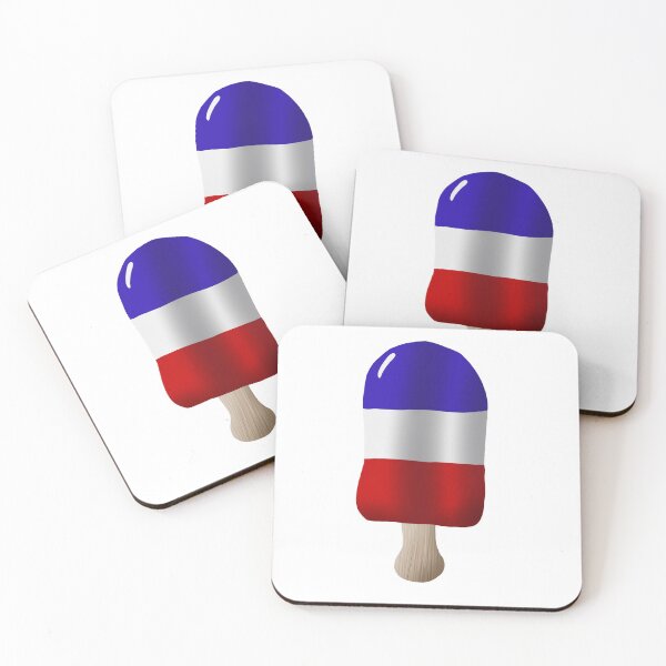 Item preview, Red White and Blue Popcycle icepop  designed and sold by Cute Designs Shop.