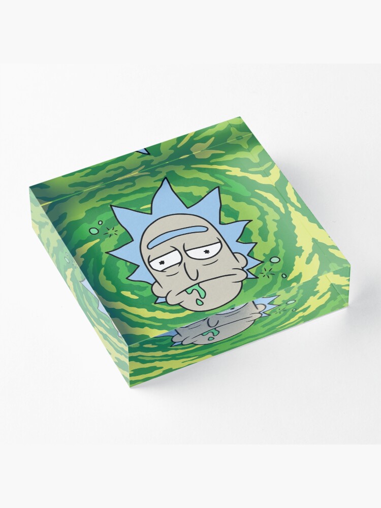 Alternate view of Sick Rick Acrylic Block