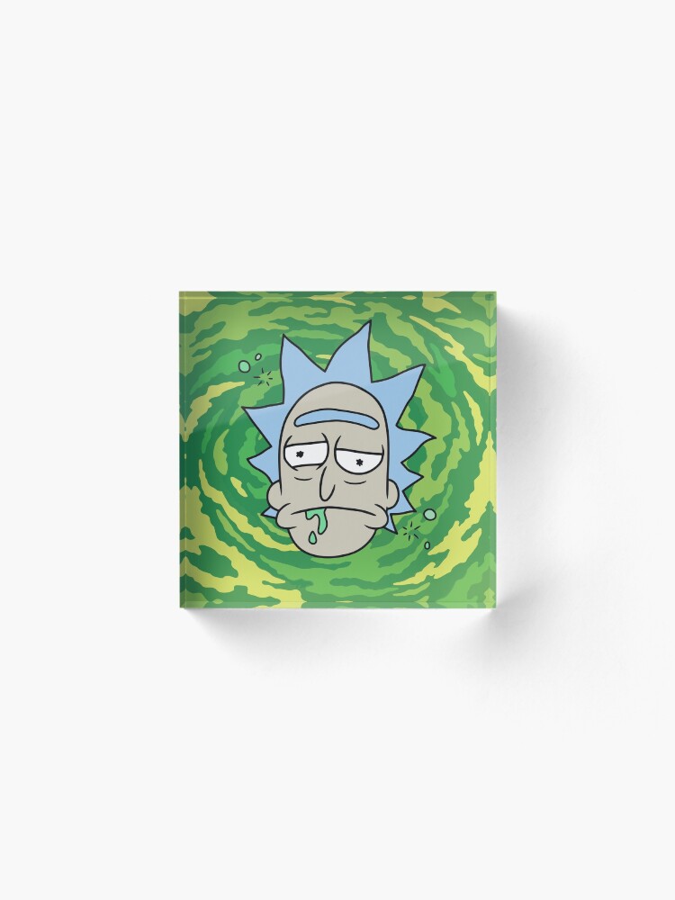 Alternate view of Sick Rick Acrylic Block