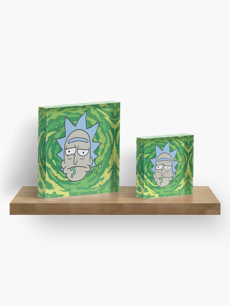Alternate view of Sick Rick Acrylic Block
