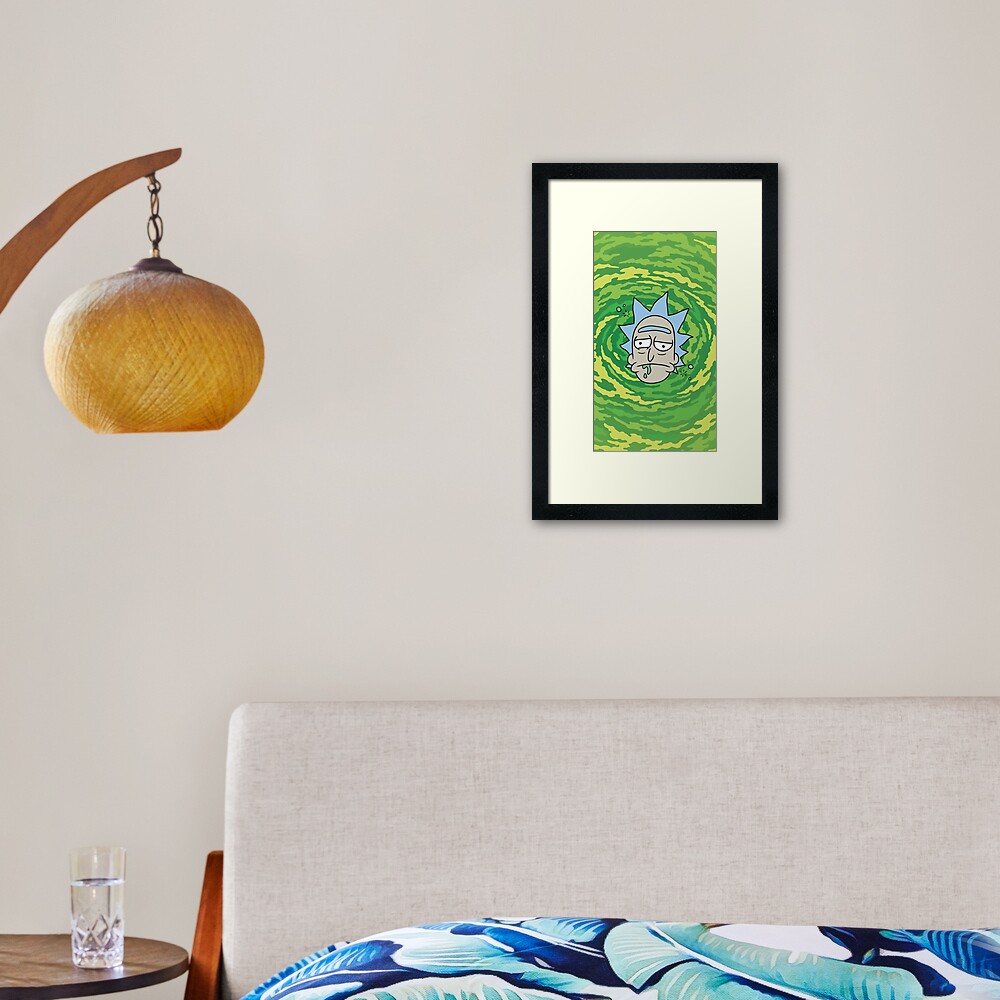 Sick Rick Framed Art Print
